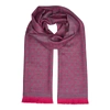 Gucci Gg Jacquard Wool Scarf In Pink
