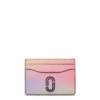 MARC JACOBS SNAPSHOT AIRBRUSH LEATHER CARD HOLDER,3717918