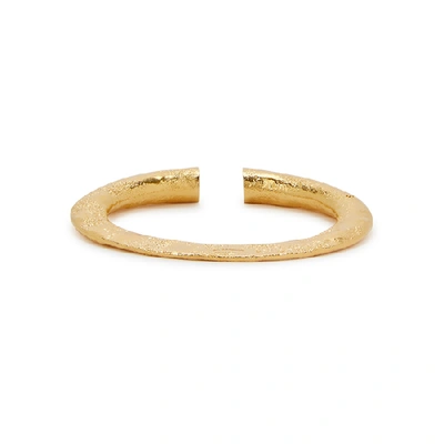 Jil Sander Gold-tone Cuff Bracelet
