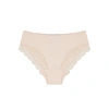 HANRO NUDE LACE-TRIMMED BRIEFS,3188220