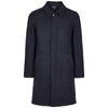 Apc Button-up Long-sleeved Coat In Navy