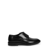 DOLCE & GABBANA BLACK LEATHER DERBY SHOES,3733879