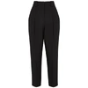 A.L.C COLIN BLACK TAPERED-LEG TROUSERS,3216471