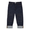 JW ANDERSON BLUE WIDE-LEG JEANS,3725141