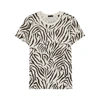 Atm Anthony Thomas Melillo Schoolboy Zebra-print Slubbed Cotton T-shirt In Black And White