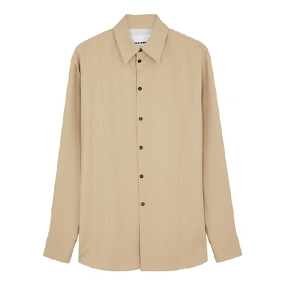 Jil Sander Camel Wool-twill Shirt