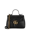 Gucci Black Marmont Mini Quilted Leather Shoulder Bag