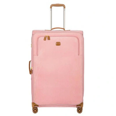 Bric's Mylife Expandable Large Trolley In Pink