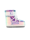Moon Boot Iridescent Snow Boots In Pink