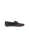 TOD'S LOGO PLAQUE LOAFERS,14770536