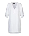 ATOS LOMBARDINI ATOS LOMBARDINI WOMAN SHORT DRESS WHITE SIZE 4 VISCOSE, POLYESTER,34997941UD 3
