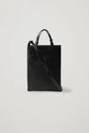 COS MINI LEATHER TOTE,0809145001001