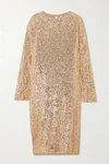 IN THE MOOD FOR LOVE ELISA SEQUINED TULLE DRESS