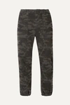 NILI LOTAN French Military cropped camouflage-print cotton-twill tapered pants