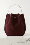 THE ROW FLAT CIRCLE SUEDE TOTE