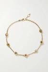 OF RARE ORIGIN Daisy gold vermeil multi-stone necklace