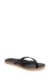 Beek Seabird Flip Flop In Blonde Snake/sand