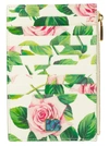 DOLCE & GABBANA FLORAL CARD HOLDER,11192733