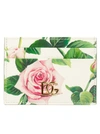 DOLCE & GABBANA FLORAL PRINT CARD HOLDER,11192734