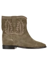 Isabel Marant Crisi Slouch Boots In Taupe