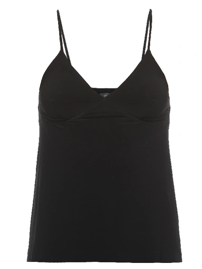 Norma Kamali Top With Thin Straps In Black