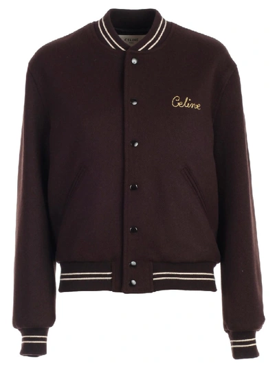 Celine Bomber Jacket In Black