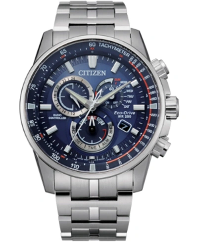 Citizen Pcat Radio Controlled Chronograph Blue Dial Watch Cb5880-54l