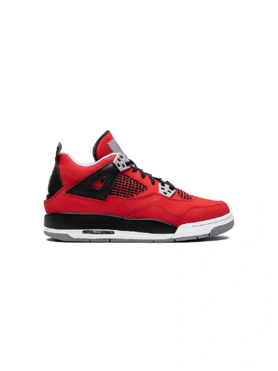 Jordan Kids' Air  4 Retro Sneakers In Red