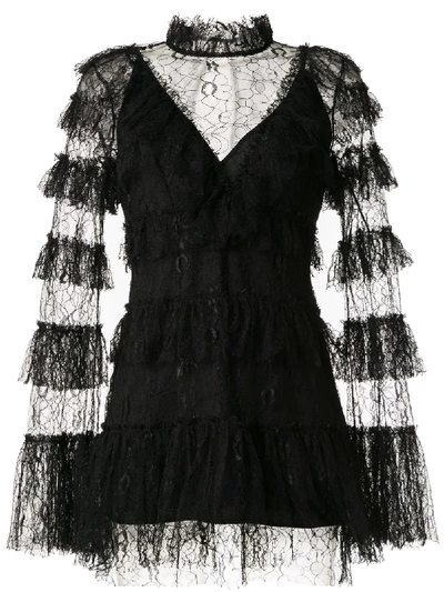 Alice Mccall Zen Mini Dress In Black
