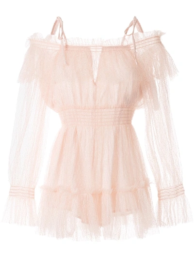 Alice Mccall Crystal Skies Playsuit In Pink