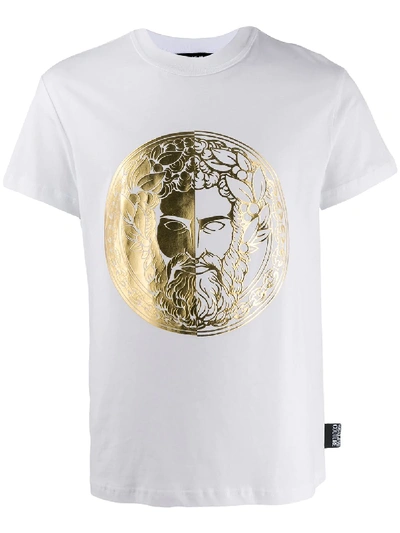 Versace Jeans Couture Foil Logo T-shirt In 白色