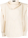 Isabel Marant Deconstructed Blouse In Neutrals