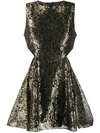 ALICE MCCALL FLORAL JACQUARD CUT-OUT DRESS