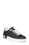 Dolce & Gabbana Dolce&gabbana Portofino Sneaker In Black/ Silver