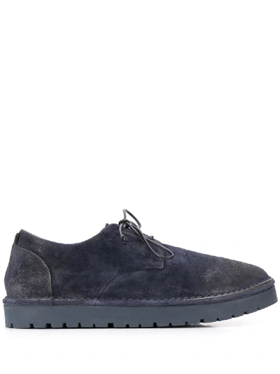Marsèll Suede Lace-up Shoes In Black