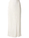 Christopher Esber Gestrickter Faltenrock In White
