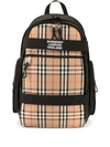 BURBERRY LARGE VINTAGE CHECK PANEL NEVIS BACKPACK