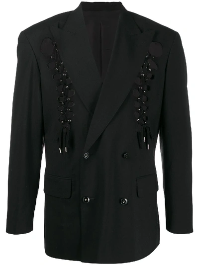 Pre-owned Jean Paul Gaultier 1992 Cutout Blazer In Black