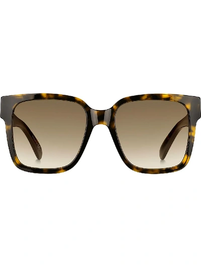 Givenchy Tortoiseshell Framed Sunglasses In 棕色