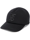 Burberry Monogram Motif Neoprene Baseball Cap In 黑色