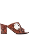 N°21 SNAKE PRINT 85 MULES