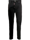 DSQUARED2 MID-RISE STRETCH TWILL CHINOS