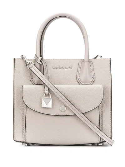 Michael Michael Kors Mercer Pocket Tote In Grey