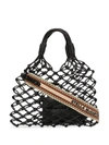 Stella Mccartney Knotted Detachable Strap Tote In 黑色