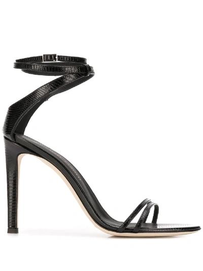 Giuseppe Zanotti Strappy Design Sandals In 黑色
