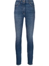 Moschino Teddy Bear Skinny-fit Jeans In Blue