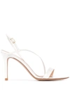 Gianvito Rossi Manhattan 85 Sandals In White