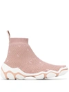 RED VALENTINO RED(V) GLAM RUN SNEAKERS