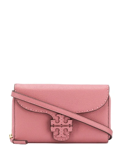 Tory Burch Mcgraw Wallet Crossbody Bag In Pink