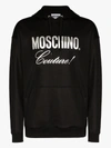 MOSCHINO METALLIC LOGO PRINT HOODIE,A1703202914720709